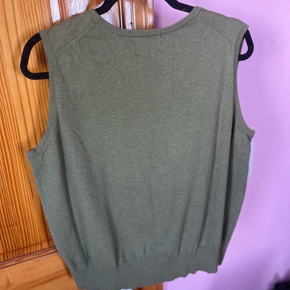 Eddie bauer deep green stretch sweater vest size xl - Picture 8 of 9